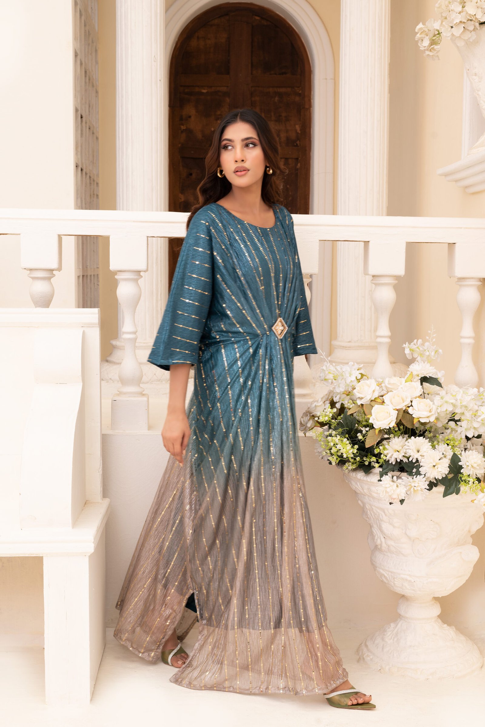 Double Shade Kaftan