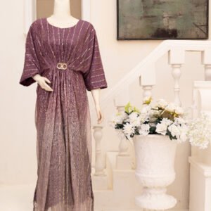 Moonlight Double Shade Kaftan light Purple