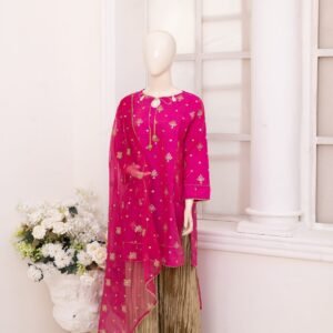 Kurti Plazo Shocking Pink