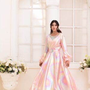 Moonlight Rainbow Maxi Peach